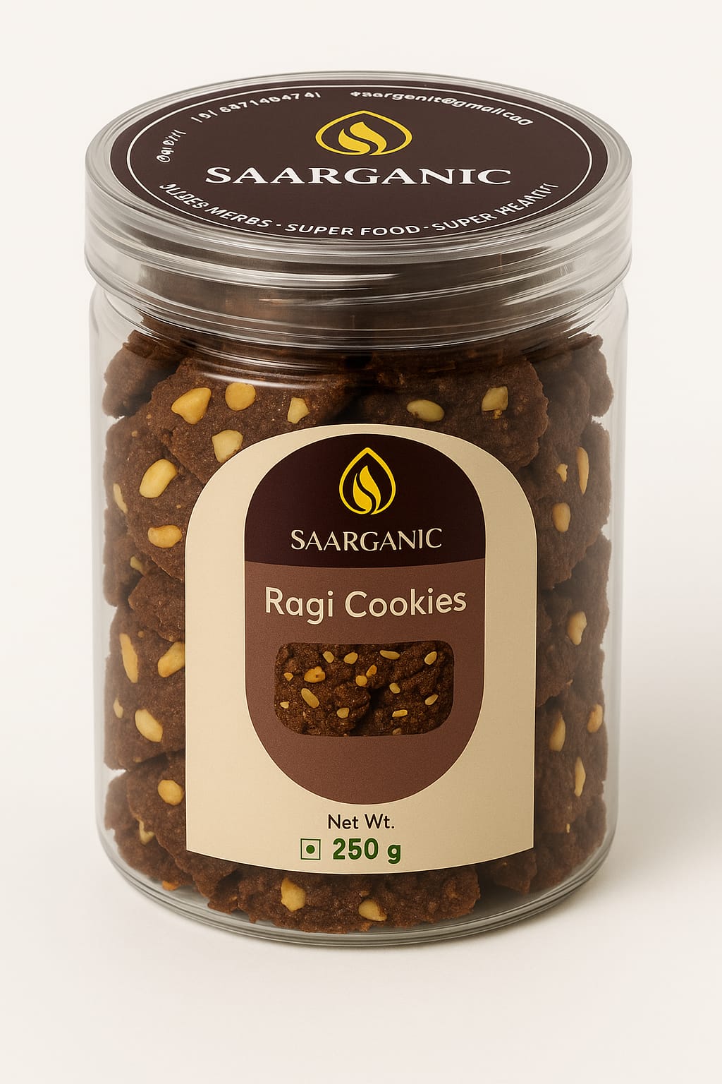 Saarganic Ragi Cookies