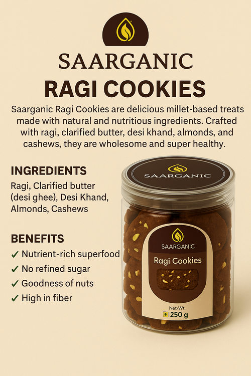 Saarganic Ragi Cookies