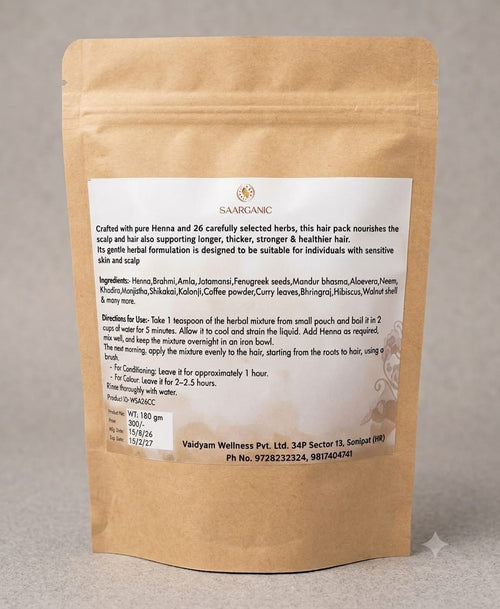 Saarganic Herbal Henna Powder